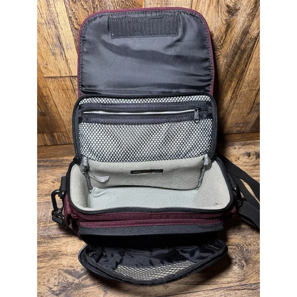 Lowepro burgundy camera